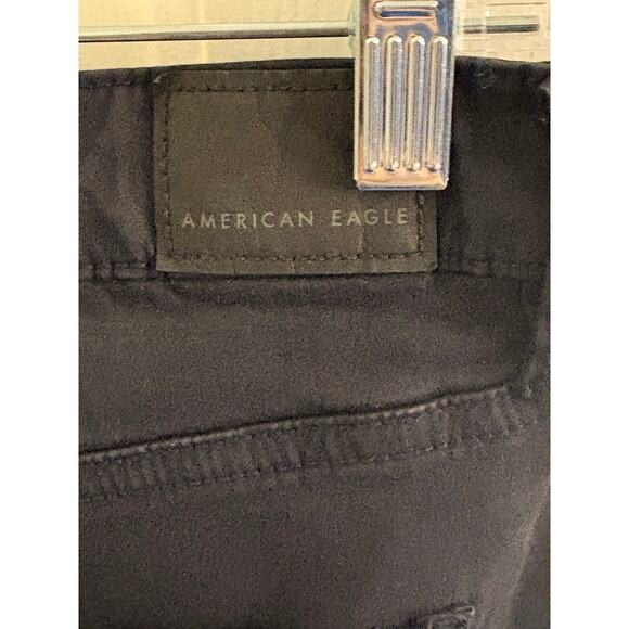 American Eagle Black Flex Jeans. Size 14 - Picture 4 of 5